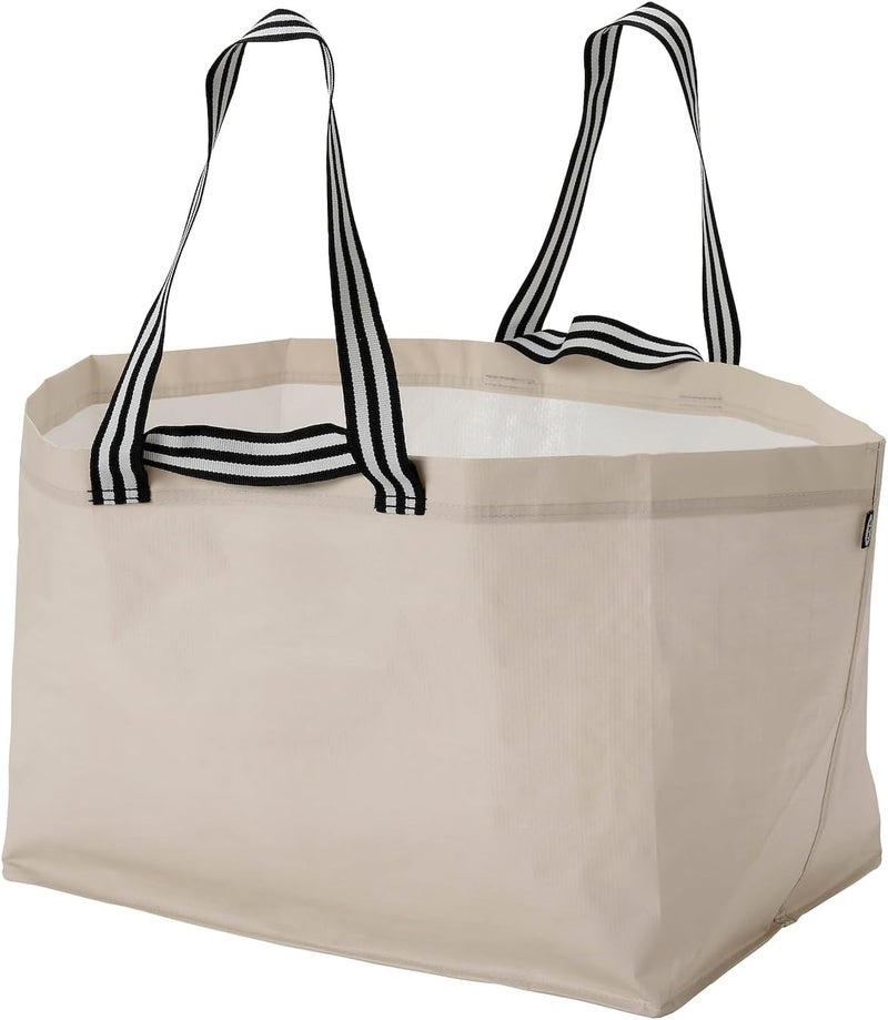 Large Carrier Bag - Light Beige - Image 1