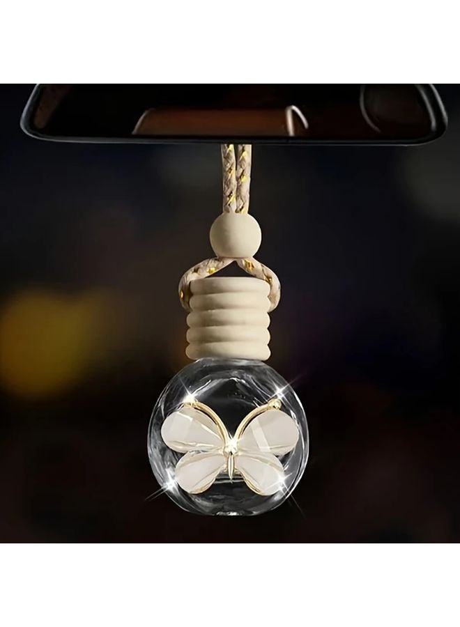 Blue Car Perfume Bottle For Rearview Mirror Interior Decoration Empty - Image 5