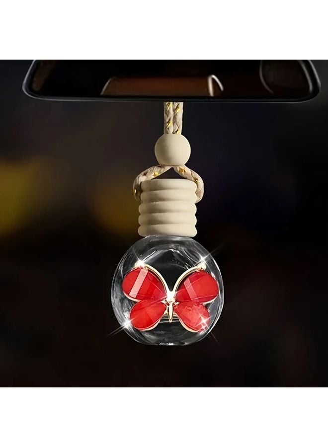 Blue Car Perfume Bottle For Rearview Mirror Interior Decoration Empty - Image 4