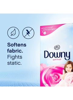 Downy April Fresh Fabric Softener Dryer Sheets, 120 Count  - Image 4