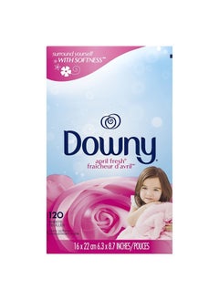 Downy April Fresh Fabric Softener Dryer Sheets, 120 Count  - Image 2