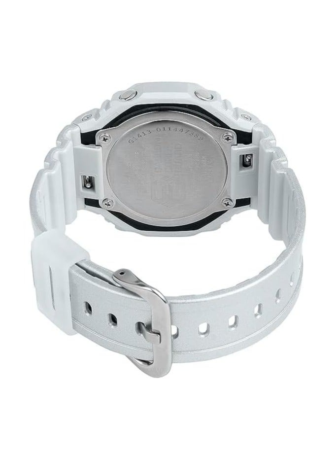 Casio GA-2100FF-8ADR For Mens,Silver Analog-Digital Resin Band Watch - Image 3