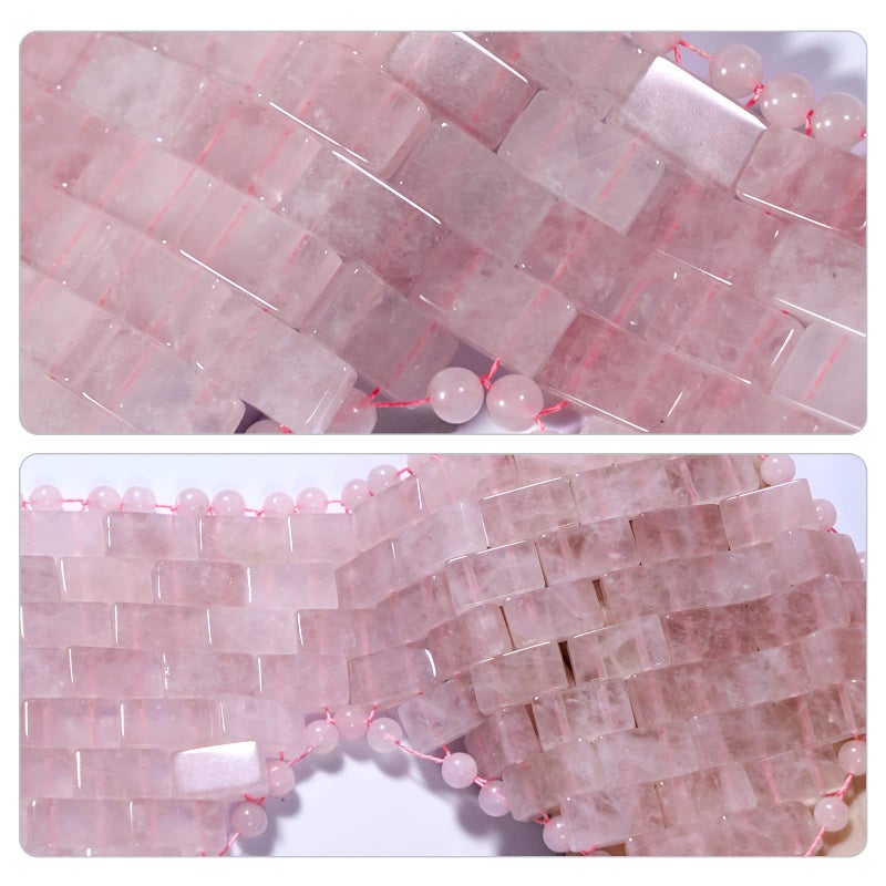 gemshan Quartz Eye Mask, Rose Jade Eye Mask Natural Crystal Sleep Mask, Eliminate Wrinkles Puffiness Headache and Migraine Relief Mask (#2-Rose Quartz) - Image 2