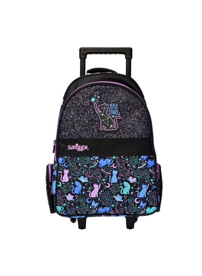 Smiggle Australia Large Capacity Cartoon Rolling Backpack