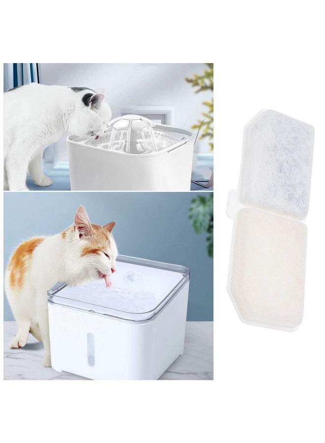 مايكرو تريدرز فلتر نافورة مياه للقطط من مايكرو تريدرز، عبوة من 10 قطع، متوافق مع موزعات سعة 3 لتر، يستهدف السلاحف، يتغذى بالجاذبية، مصنوع من الكربون النشط، وراتينج التبادل الأيوني، وقماش غير منسوج، يُستبدل كل أسبوعين إلى أربعة أسابيع - Image 3