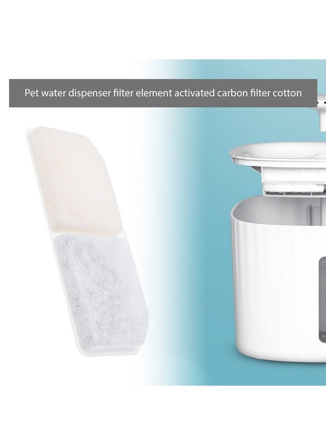 مايكرو تريدرز فلتر نافورة مياه للقطط من مايكرو تريدرز، عبوة من 10 قطع، متوافق مع موزعات سعة 3 لتر، يستهدف السلاحف، يتغذى بالجاذبية، مصنوع من الكربون النشط، وراتينج التبادل الأيوني، وقماش غير منسوج، يُستبدل كل أسبوعين إلى أربعة أسابيع - Image 2