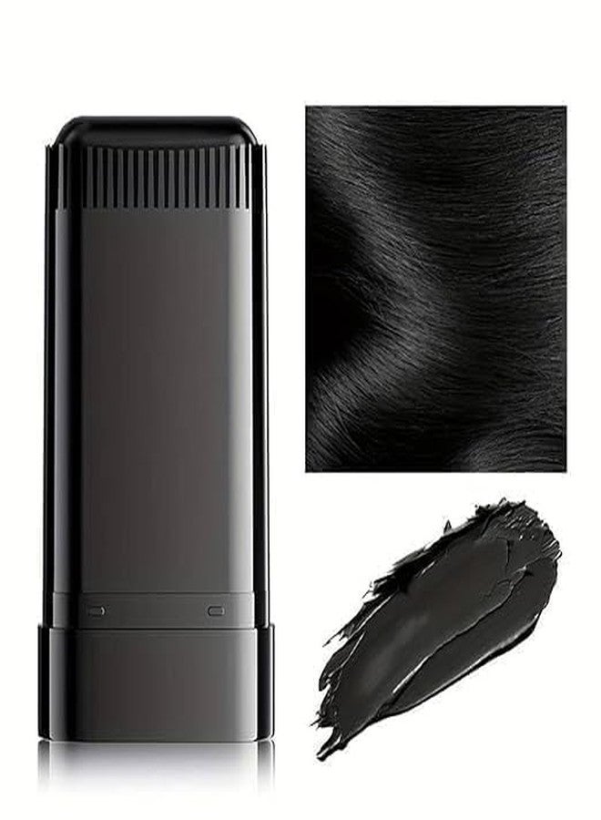 Bittern New Hair Color Comb Stick, Waterproof and Sweat-Proof Grey Hair Coverage for Men & Women, Easy Application BLACK (BLACK) - Image 1
