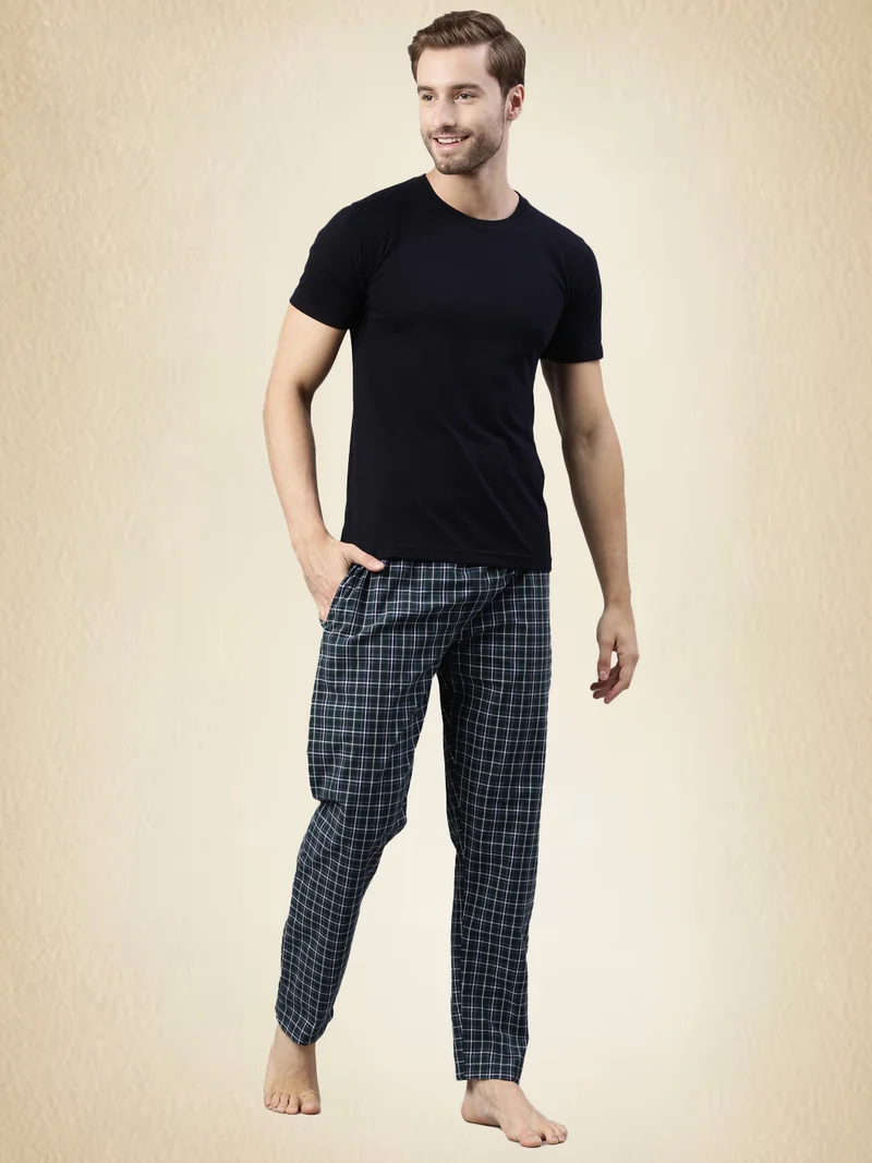 Joven Men Checked Pyjama
