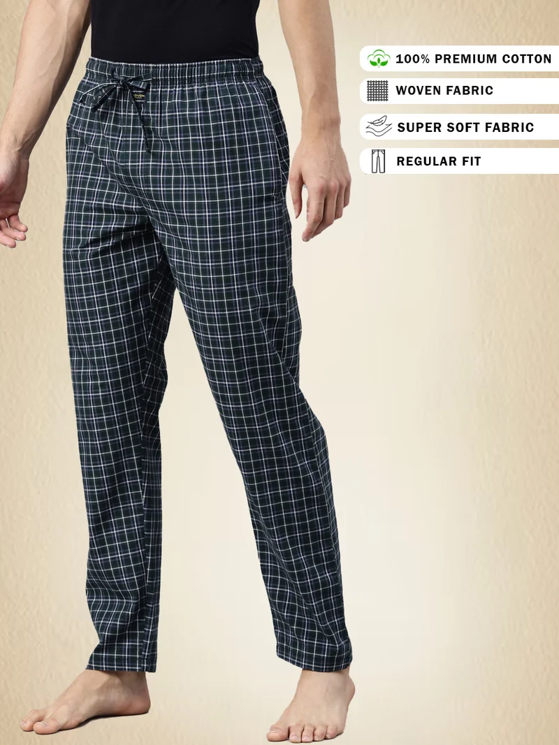 جوفن Men Checked Pyjama