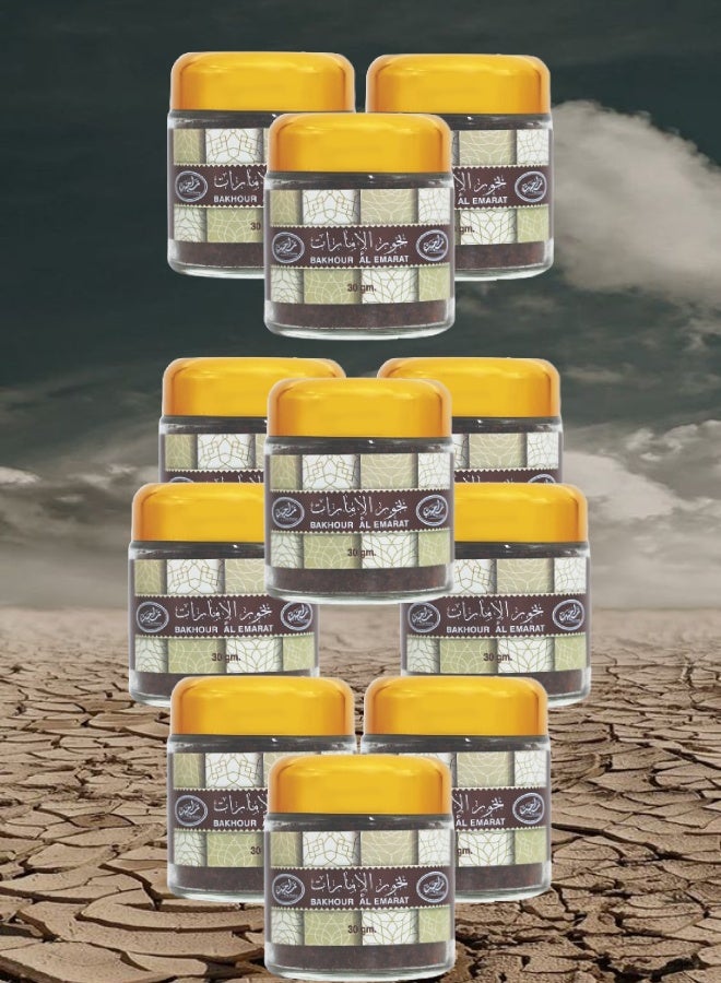 MARAHIB 11 Pieces Bakhour Al Emarat 30g - Image 1