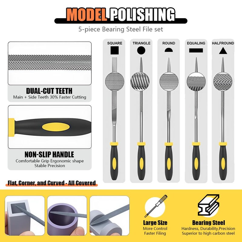 Serplex طقم أدوات طباعة ثلاثية الأبعاد مع حقيبة تخزين، يتضمن مكاشط، ملاقط، كماشة، فرش، أدوات تنظيف الفوهة، مفاتيح ربط والمزيد، طقم صيانة وإصلاح الطابعة ثلاثية الأبعاد - Image 5