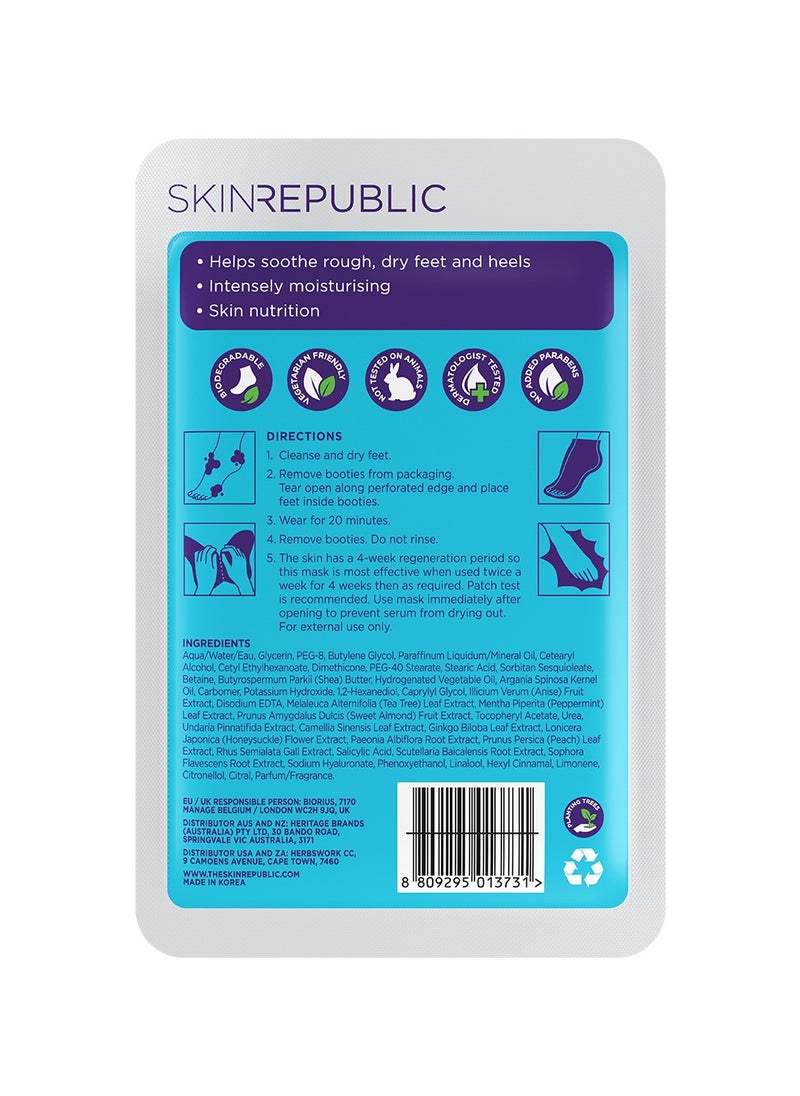 Skin Republic Foot Repair Mask, Helps Soothe Rough Dry Feet and Heels, Intensely Moisturising, (1 pair) 18g - Pack Of 3 - pzsku/Z910C366DCD2A6C2D2777Z/45/1741107846/9c652826-9c63-4339-af86-50b7b6ee2e51