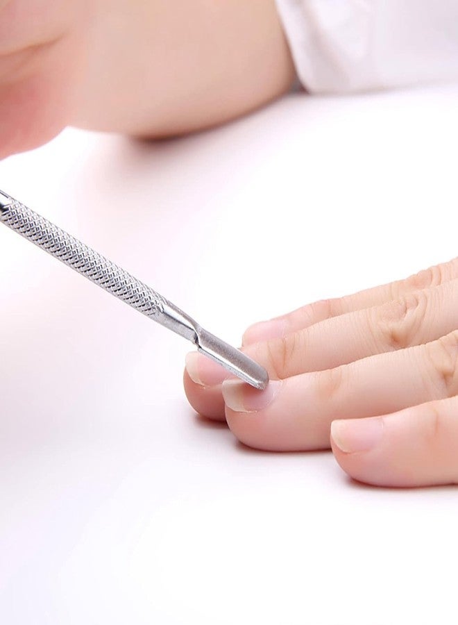 ProMax Care Double Ended Cuticle Pusher and Nail Cleaner Professional Grade Surgical Stainless Steel Dual Action Manicure and Pedicure Tool for Fingernails and Toenails Silver - Image 5