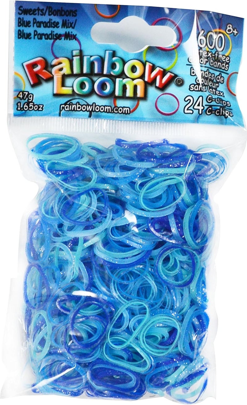 مجموعة أشرطة مطاطية بلون أزرق سماوي من Rainbow Loom