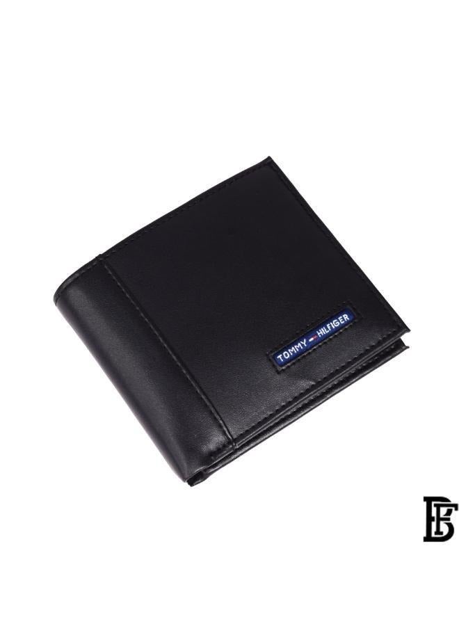 Tommy Hilfiger Plus Tommy Hilfiger Men's Genuine Leather Passcase Wallet with ID Window and Multiple Card Slots  - Image 2