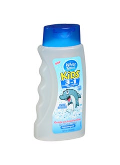 وايت رين شامبو وبلسم وغسول للجسم للأطفال Pure Splash 3 In Allergenic، متعدد الأغراض، 12 أونصة سائلة (900089) 