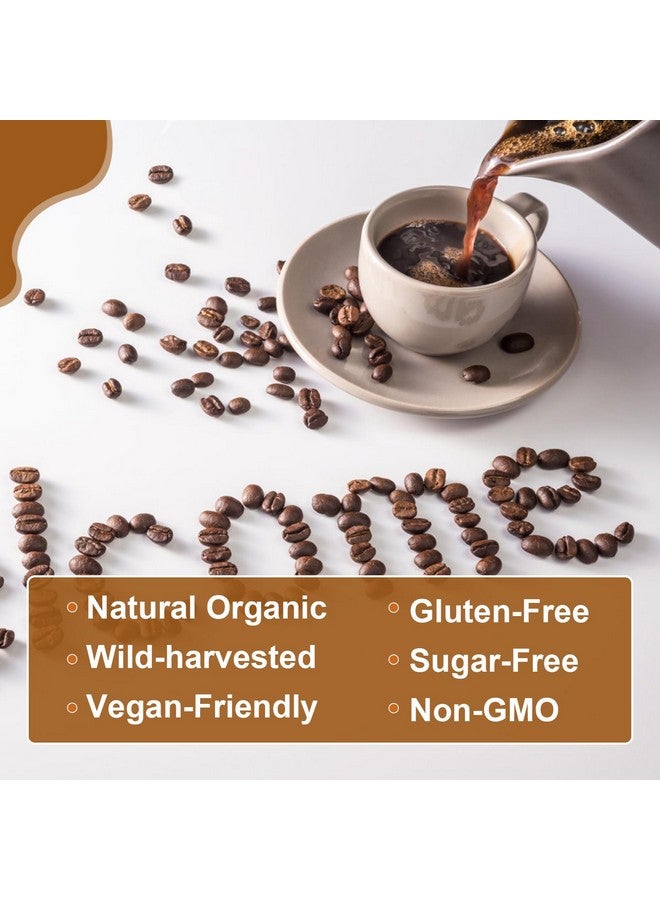 ب يستحق قهوة الفطر - مسحوق فطر عرف الأسد، قهوة سريعة التحضير مع عرف الأسد، والريشي، والشاجا، والكورديسيبس، وذيل الديك الرومي - بديل قهوة الفطر للطاقة، وصفاء الذهن، والتركيز، وتعزيز الدماغ - Image 4