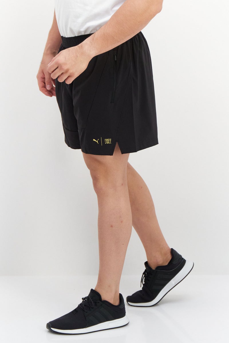 PUMA Men Sportswear Fit Brand Logo Training Shorts, Black - Image 2