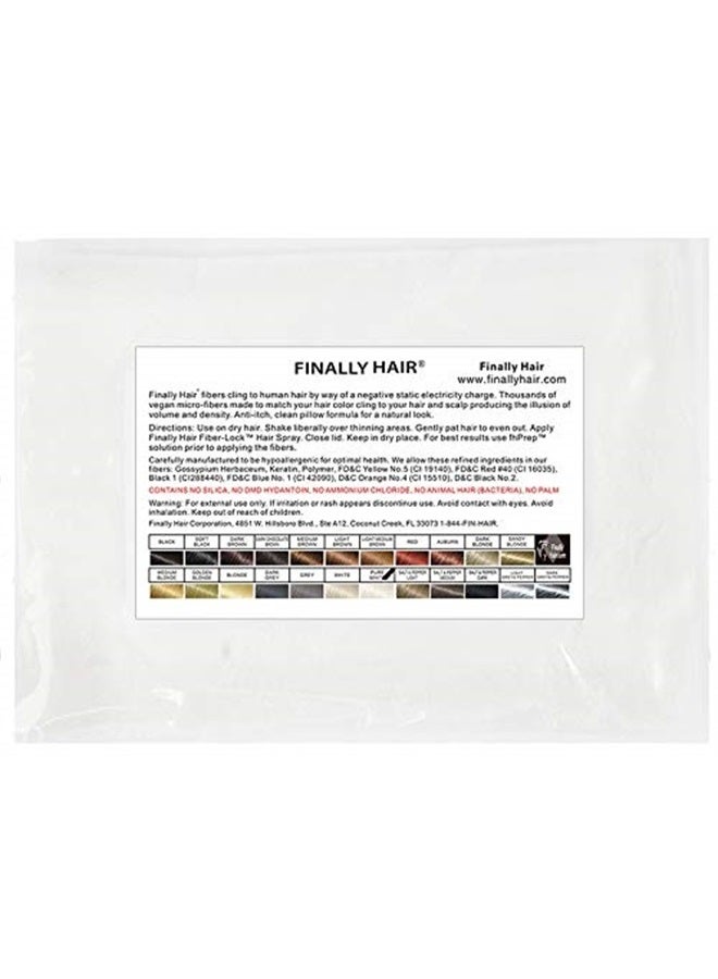 Finally Hair Hair Mascaras & Root Touch Ups - Finally Hair Fibers Refill Bag - 56 Grams of Premium Hair Loss Concealer in a Refill Bag (Pure White) - Image 1