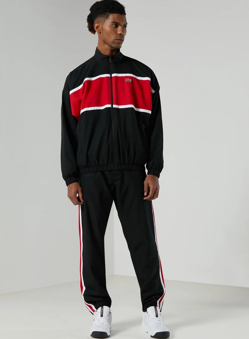 LACOSTE Color Block Tracksuit