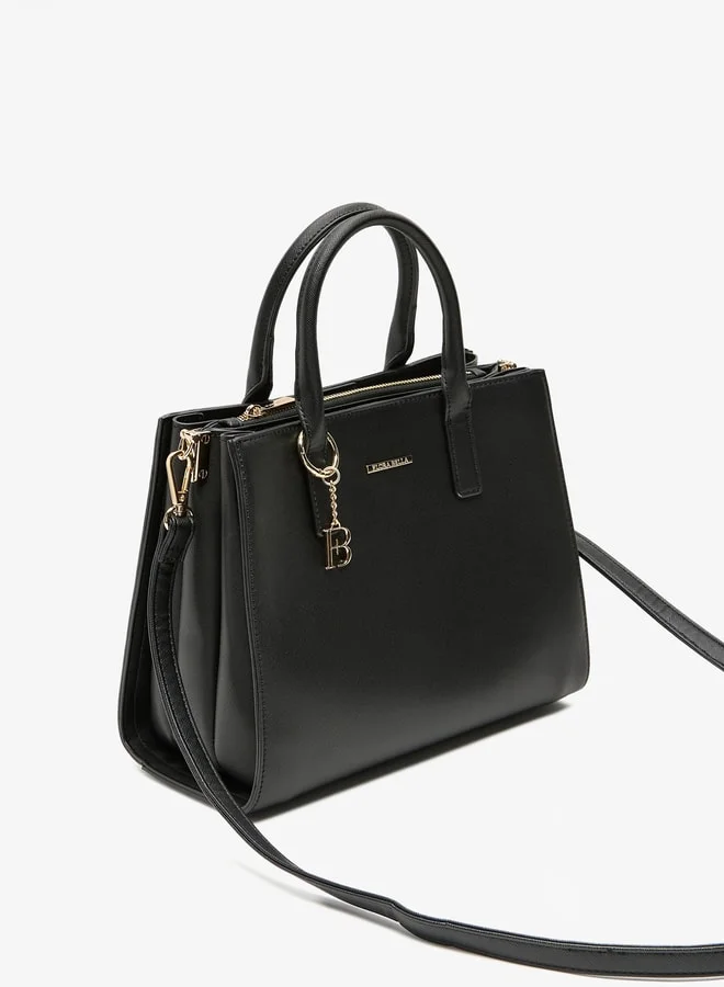 فلورا بيلا من شو إكسبرس Women Solid Tote Bag with Detachable Strap and Zip Closure
