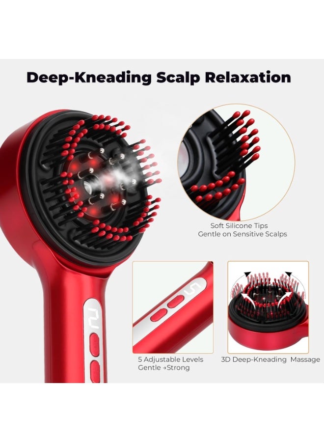 3-in-1 Electric Scalp Massage Comb & Hair Oil Applicator, Portable, IPX7 Waterproof for Men and Women - Image 4