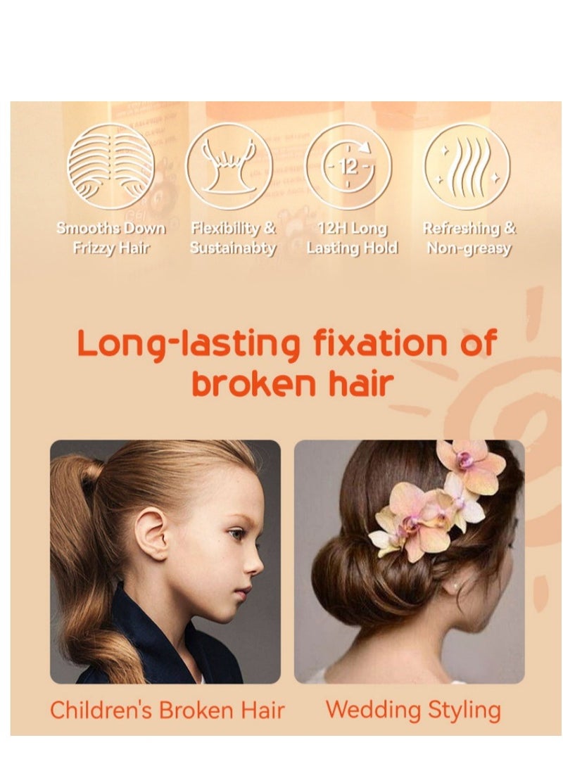 Hair Styling Gel, Kids Broken Hair Finishing Stick Gel，Hair Gel for Toddlers， Kids Light Smell Hair Style Product， Mild Ingredients Designed for Children's Hair, Hair Stick