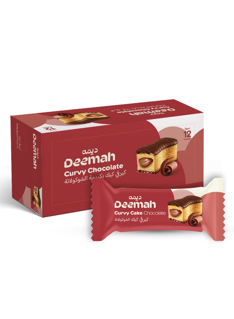 Deemah كيك منحني محشو بالشوكولاتة - Image 1