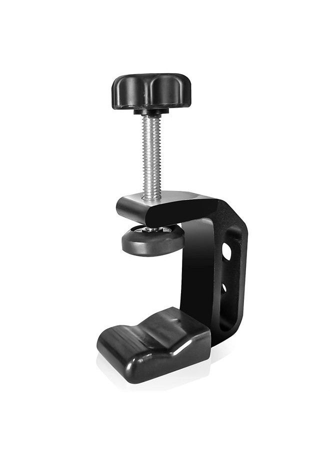 JS JULIUS STUDIO Julius Studio [2-Pack] C Clamp Multi Functional Adapter for Various Situation, Standard 1/4" 3/8" Female Screw Thread Hole for Mounting Equipment, Photo Video Studio, Wood Work, JSAG381 