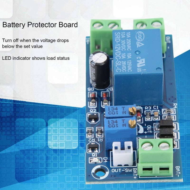 Battery Protector Board Undervoltage OverDischarge Automatic Charging Control Module DC12V - Image 5