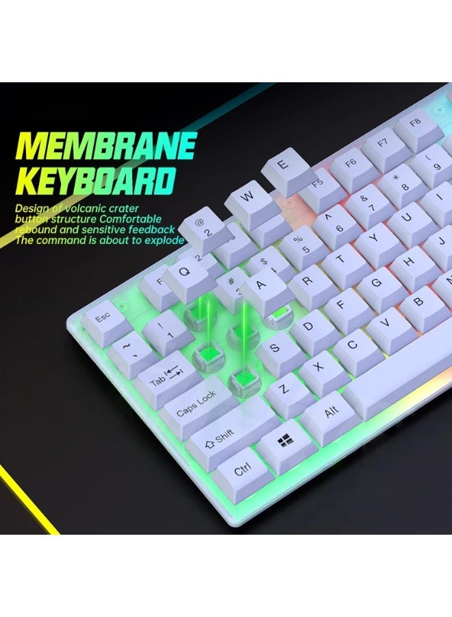 Wired luminous wired keyboard and mouse set gaming desktop computer accessories - Image 4