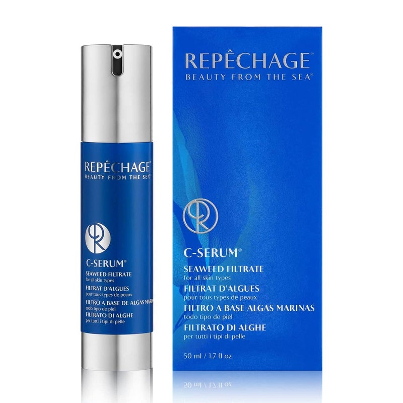 Repechage Facial C Serum for All Skin Types Lightweight OilFree Face Serum Reduce Fine lines  Wrinkles Extra Boost of Hydration Softer  Smoother Replenish Moisture  Glowing skin benefits 50ml - Image 1