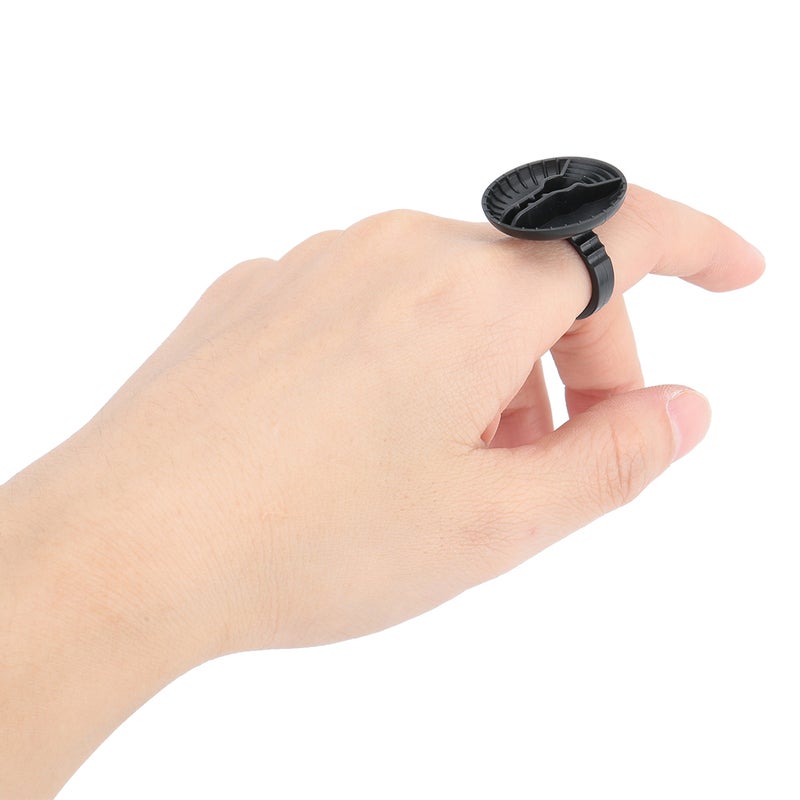 Disposable Tattoo Cup: Non-Toxic Durable Material - Finger Wearable Design with Cleaning Grain Pigment Cup for Tattoo Artists - Image 4