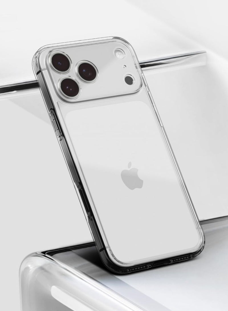 زدترون جراب حماية شفاف رفيع مقاوم للخدوش لهاتف iPhone 17 Pro Max - غطاء شفاف مضاد للصدمات والسقوط، جراب هاتف شفاف فائق النحافة - Image 3