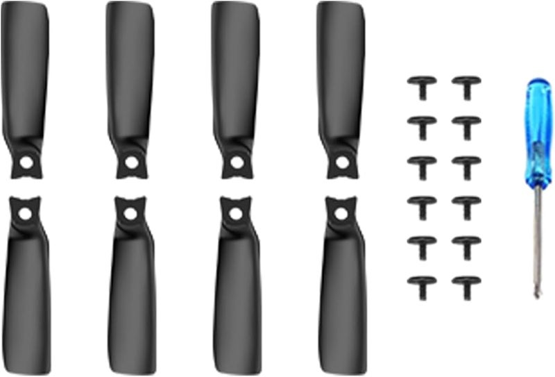Black Propellers for UAV Models Quiet Stable Flight Photography 8Pieces - Image 2