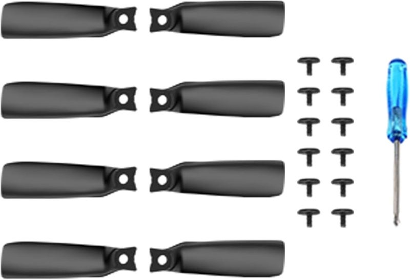 Black Propellers for UAV Models Quiet Stable Flight Photography 8Pieces - Image 4