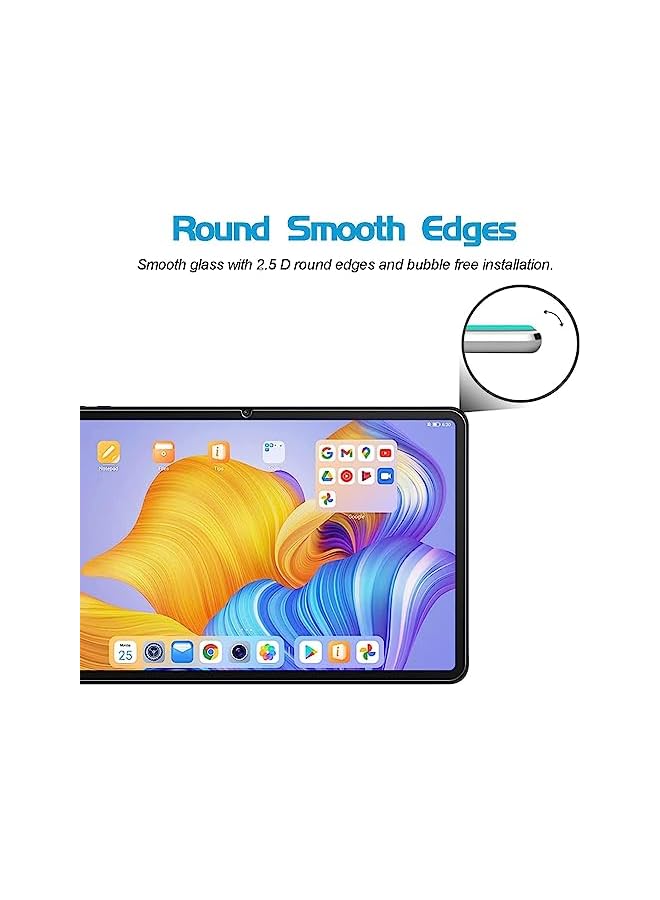 erorex 2 Pack For Honor Pad 8 Tablet 12 Inch Screen Protector 2.5D Curve Tempered Glass 9H Hardness Hd Clear Screen Protector For Honor Pad 8 12 Inch Honor Pad 8 Tablet 12 Inch Tempered Glass 2 Pack  - Image 2