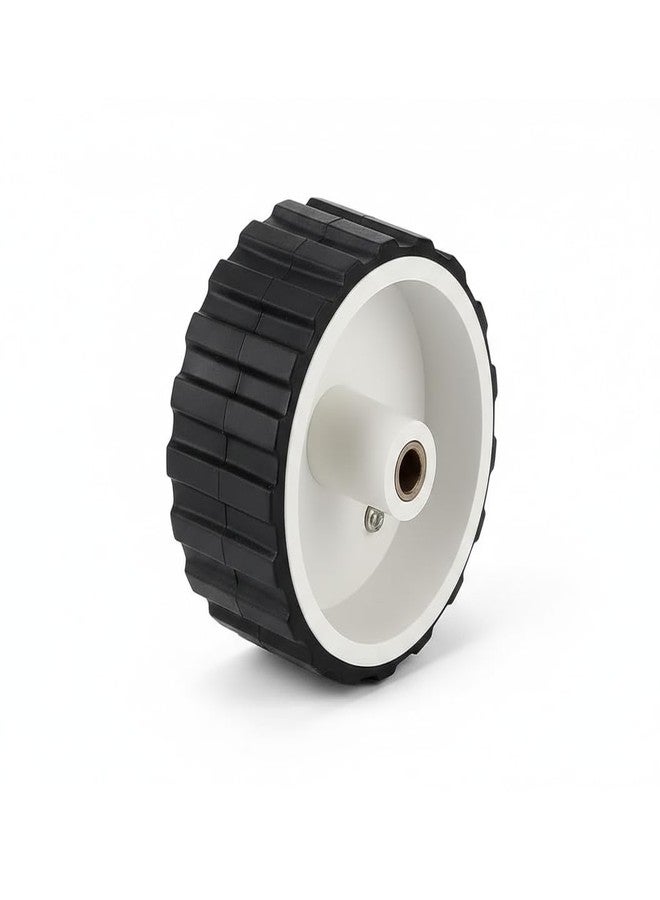 QBM 7×4 CM Gear Motor Wheel - 70mm Diameter Heavy-Duty Rubber Tire with ABS Hub for Robotics Car, DC Gear Motor & DIY STEM Projects, (pack of 4) - Image 1