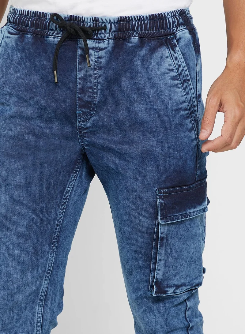 Seventy Five Cargo Jogger Fit Jean