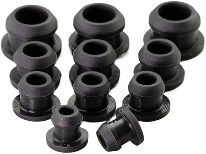 Silicone Hole Plugs Black Snap-On Seal Stopper Rubber Caps - T-Type Blanking End Caps for Industrial Equipment Maintenance - Image 2