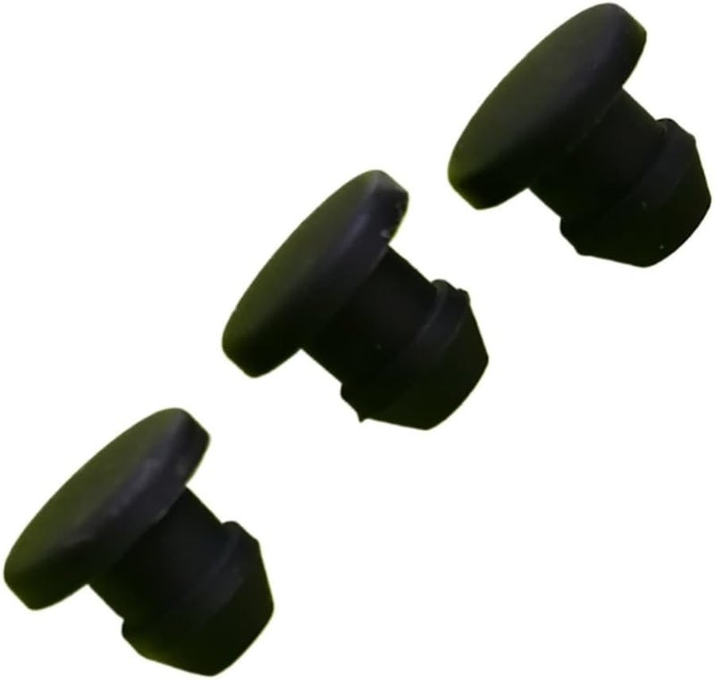 Silicone Hole Plugs Black Snap-On Seal Stopper Rubber Caps - T-Type Blanking End Caps for Industrial Equipment Maintenance - Image 1