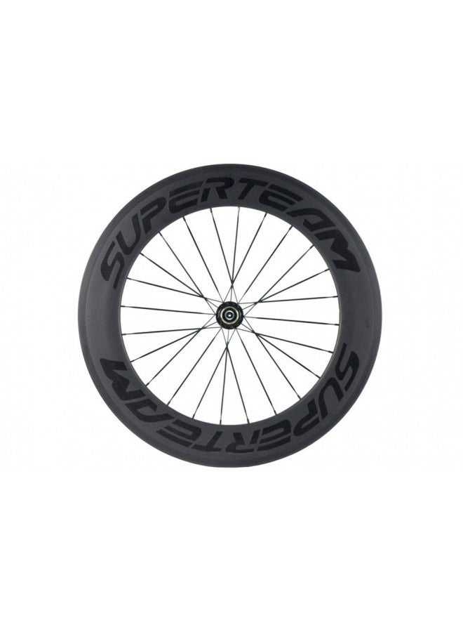 SUPERTEAM Superteam 700c Carbon Bicycle Wheel Front 60mm Rear 88mm Clincher Wheelset with Transparent Decal - Image 4