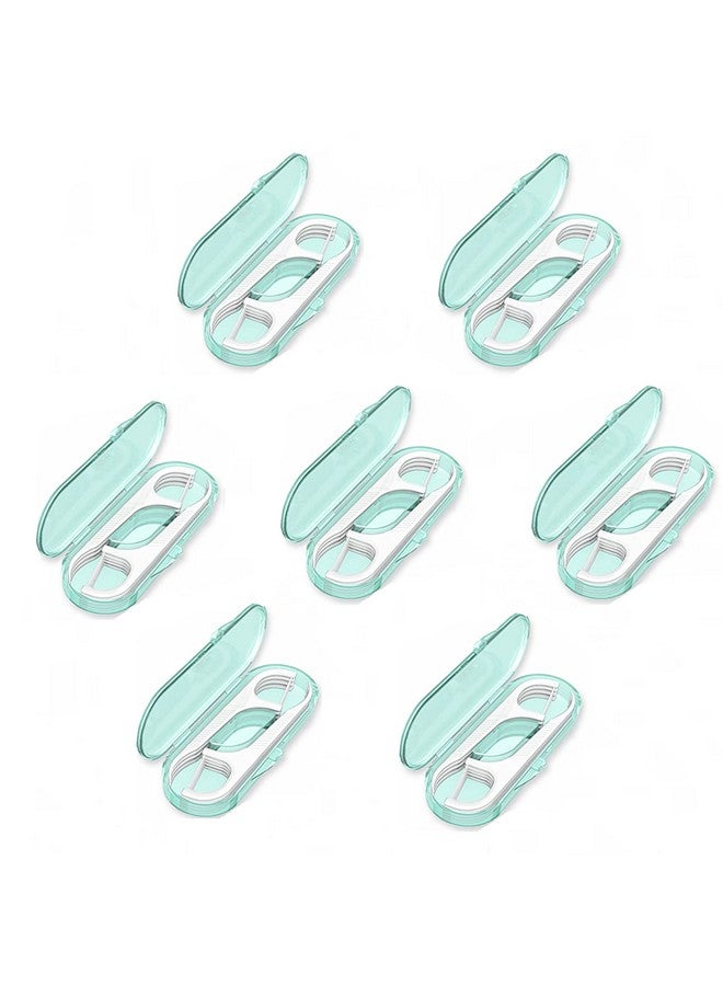 Setaria Viridis High Toughness Professional Toothpicks Sticks Dental Floss Picks 70 Picks Threader Flosser With 7 Storage Cases Flossing For Familyhoteltravel - Image 1