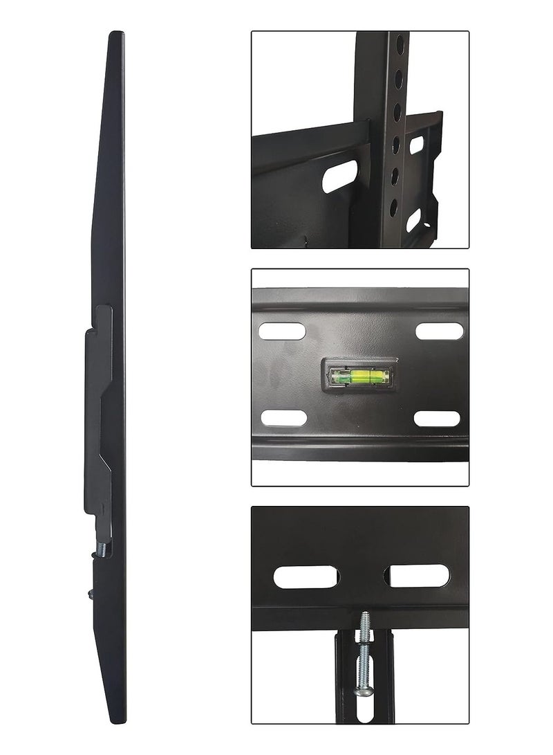 ELTRAZONE Fixed Wall Mount TV Bracket, Heavy Duty TV Stand for 17-50 Inches LED LCD Plasma Flat Screen for living room, lounge, classrooms, lobby, restaurants, Max Vesa 300 x 300 mm, SG-811FB - Black - Image 4