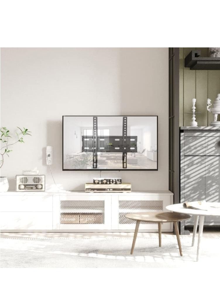 ELTRAZONE Fixed Wall Mount TV Bracket, Heavy Duty TV Stand for 17-50 Inches LED LCD Plasma Flat Screen for living room, lounge, classrooms, lobby, restaurants, Max Vesa 300 x 300 mm, SG-811FB - Black - Image 5