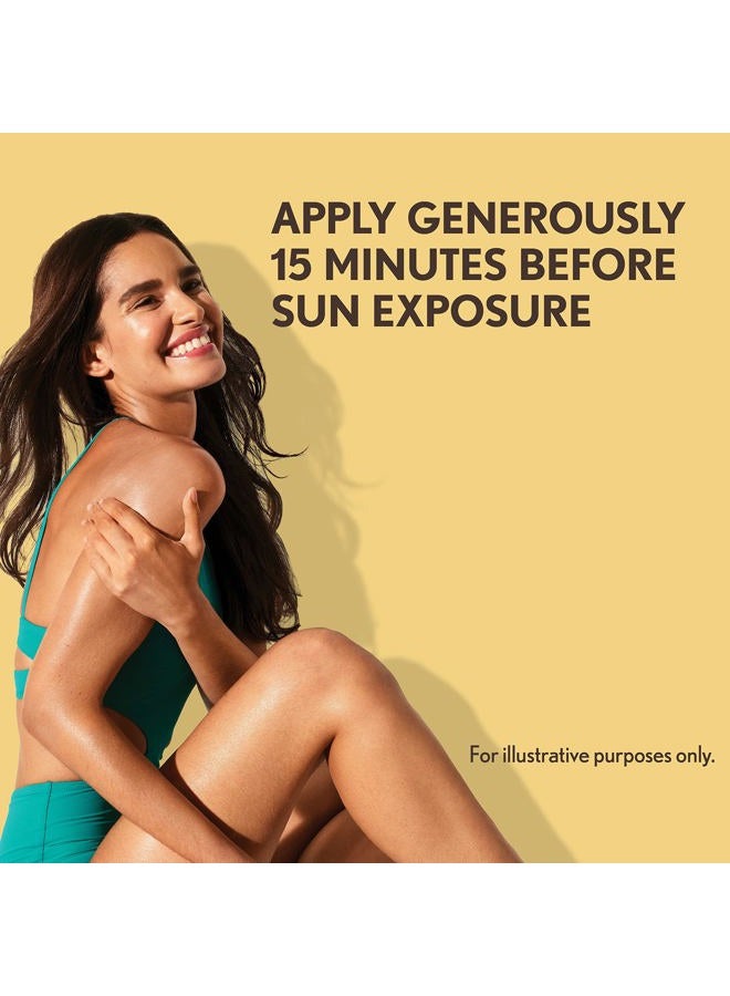 Aveeno Protect + Hydrate Sunscreen Moisturizing Body Lotion with Broad Spectrum SPF 60 and Prebiotic Oat, Weightless, Paraben, Oxybenzone, and Oil Free Sunscreen, 12 FL OZ - Image 2