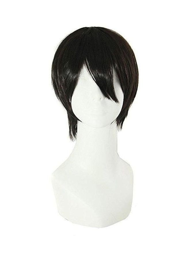 NIBEMINENT Korean Short Hair Wig Black - Image 2