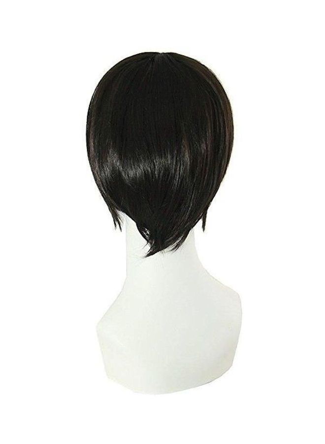 NIBEMINENT Korean Short Hair Wig Black - Image 1