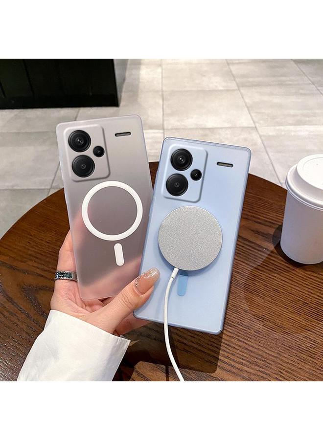 S-TOP Case For Redmi Note 13 Pro+ 5G Fine Hole Ice Fog MagSafe PC Phone Case - Image 4