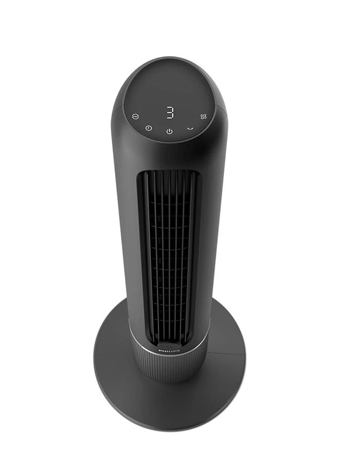 فيليبس Philips Tower Fan 5000 Series,Fan airflow 2.370 m3/h,3 modes, 5 speed settings, 80° oscillation, quiet 24 dB(A), Charcoal Grey - CX5550/01 CX5550/01 grey - Image 2